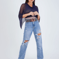 עליונית פונצו קלילה Boho