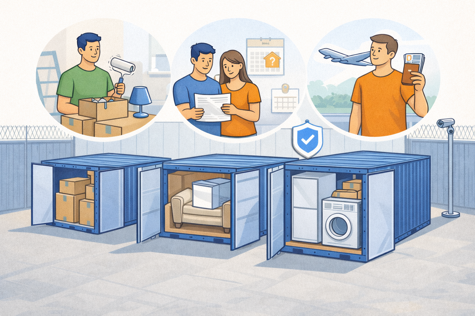 אחסון תכולת דירה בזמן שיפוץ, מעבר או רילוקיישן