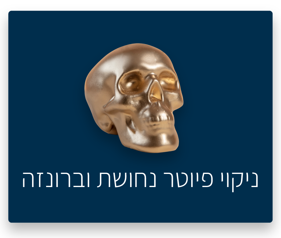 ניקוי פיוטר נחושת וברונזה