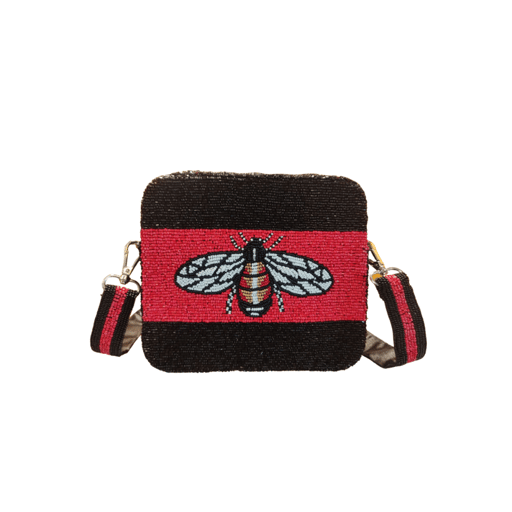red stripe bee