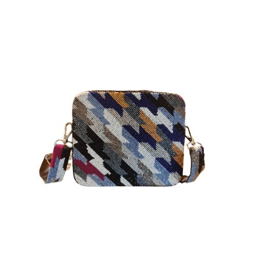 blue black zigzag