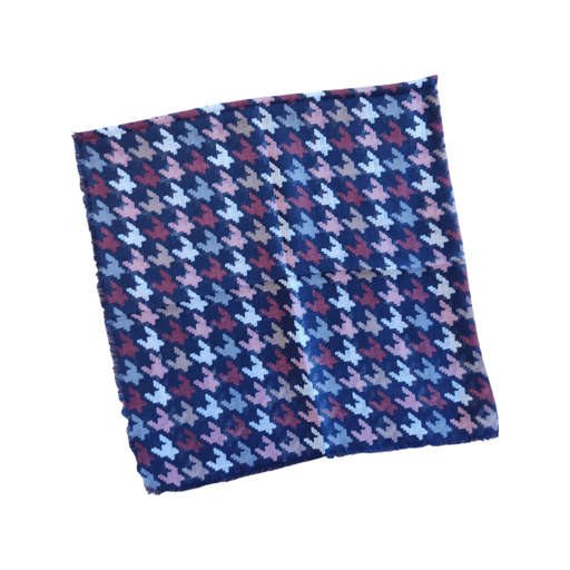 multi color black base houndstooth scarf