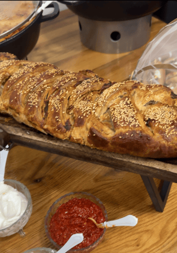 מאפה בטטה/ כרובית/ פטריות