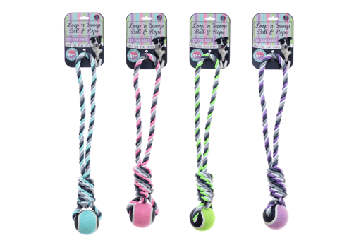 חבל עם כדור טניס