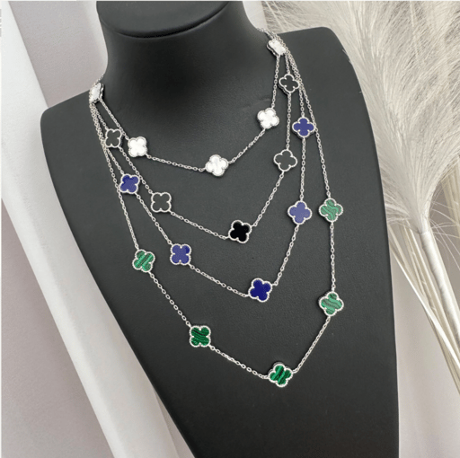 שרשרת תלתן כסף