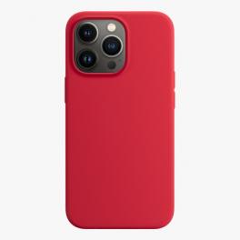 כיסוי אחורי -SILICON CASE IPHONE 14 PRO אדום