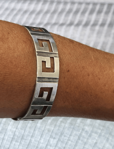 צמיד וינטג ' כסף בסגנון GUCCI