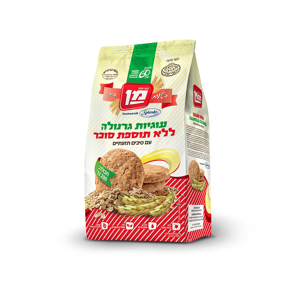 עוגיות גרנולה ללר סוכר