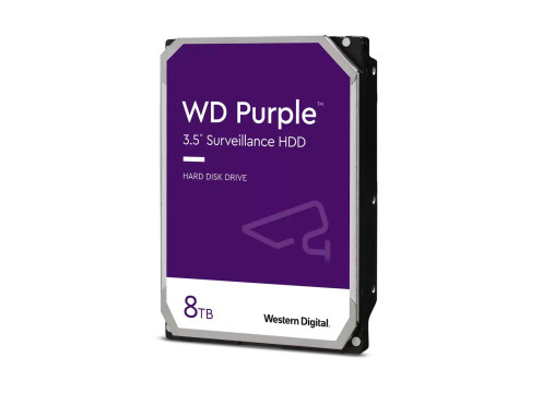 WD HDD 8.0TB 5400 128MB 3.5" SATA3 Purple