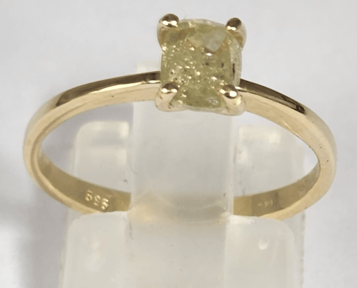 טבעת זהב 14k ויהלום 1ct