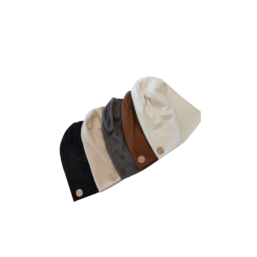 chain knit beanie