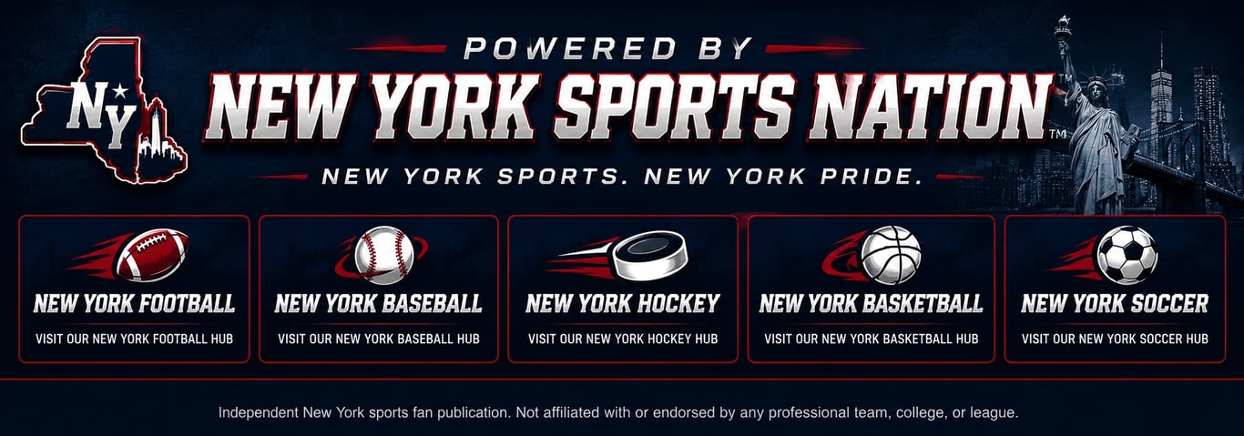 Powered by New York Sports Nation — New York Football, Baseball, Hockey, Basketball and Soccer