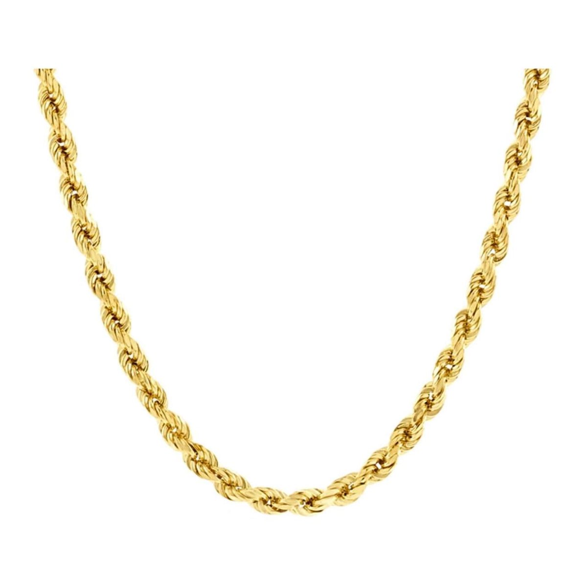 10 Karat 4mm Rope Chain