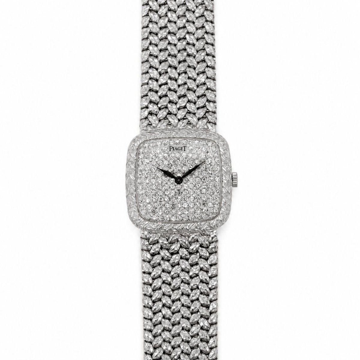 PIAGET 18K White Gold Diamond Ladies Watch
