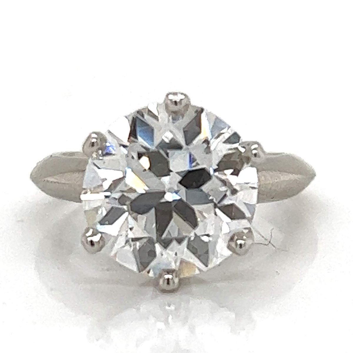 TIFFANY & CO. Platinum GIA Certified 4.87 Ct. Diamond Engagement Ring