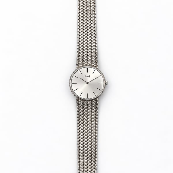 PIAGET 18K White Gold Mecanique Watch