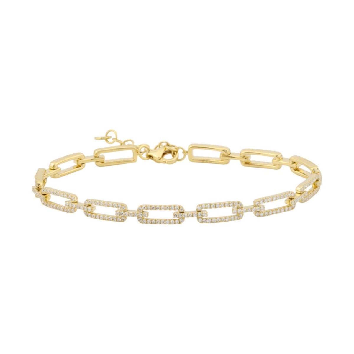 Diamond Chain Link Bracelet