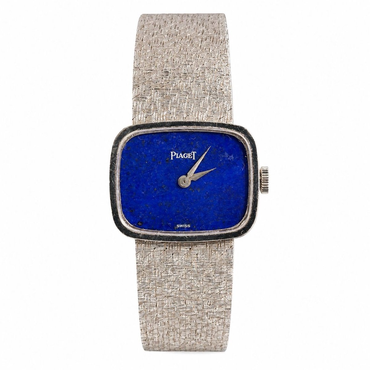 PIAGET 18K White Gold Lapis Lazuli Ladies Watch