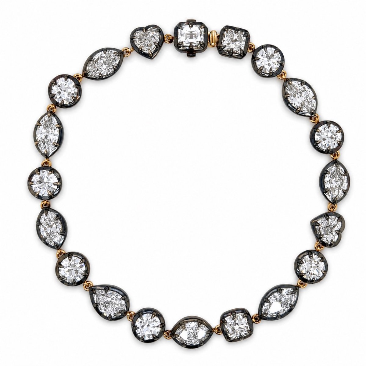 18K Yellow Gold 10.00 Ct. Diamond Bracelet