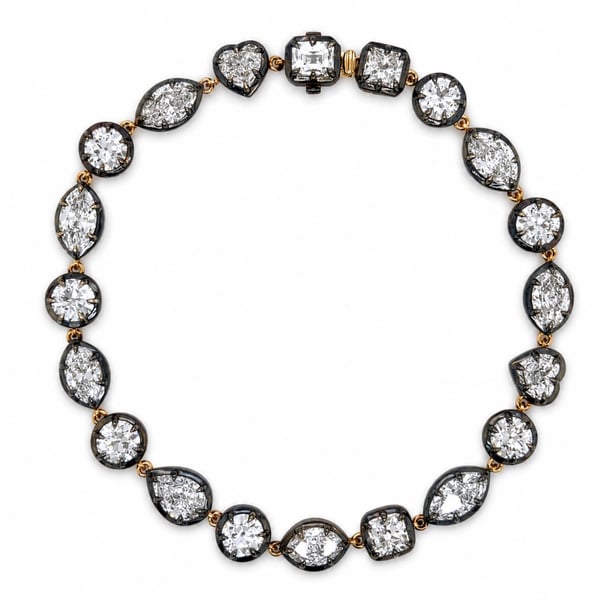 18K Yellow Gold 10.00 Ct. Diamond Bracelet