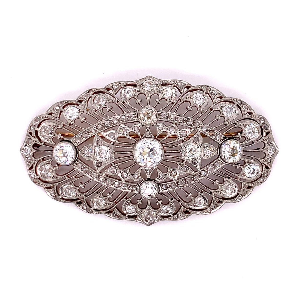 10.50 Ct. Diamond Brooch