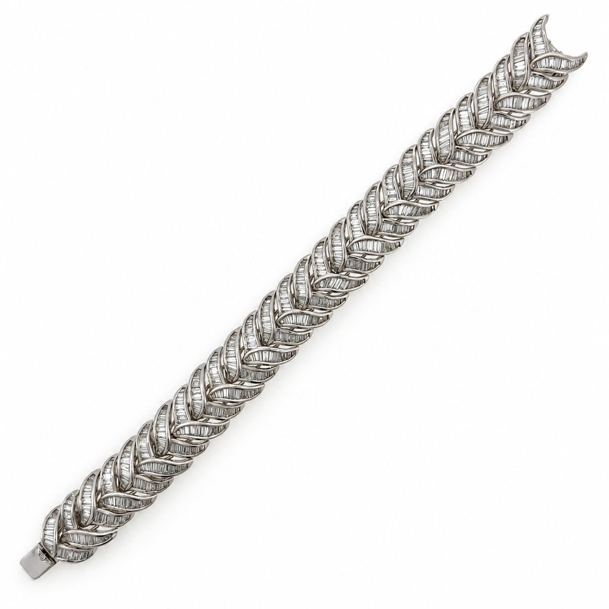 Platinum 14.25 Ct. Diamond Bracelet