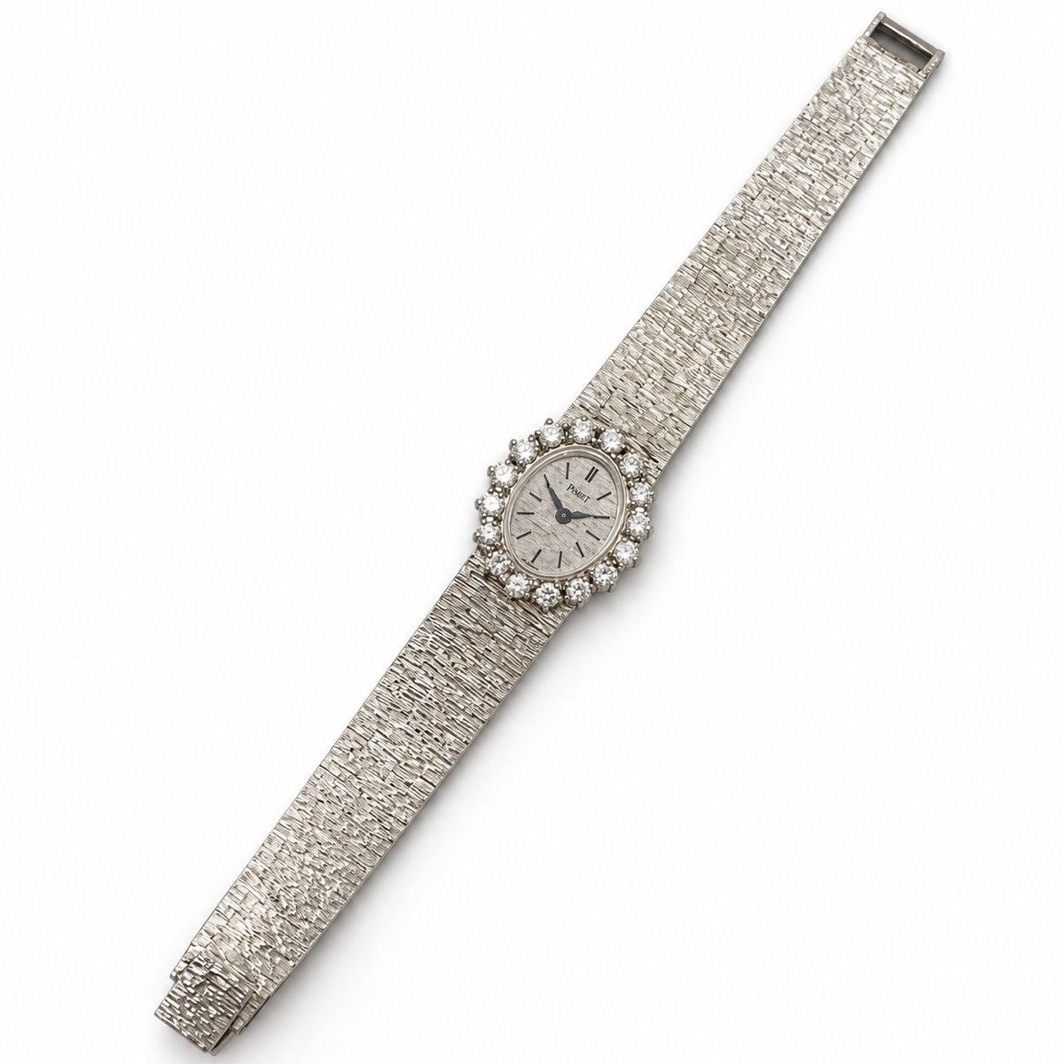 PIAGET 18K White Gold Diamond Ladies Watch