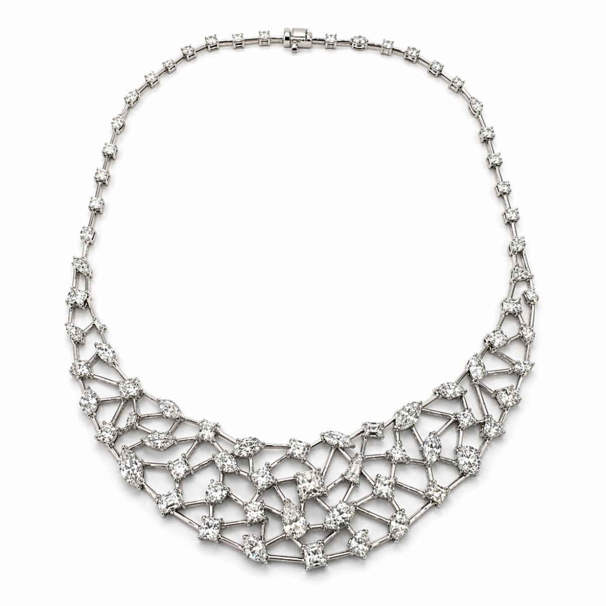 Platinum 30.00 Ct. Diamond Necklace