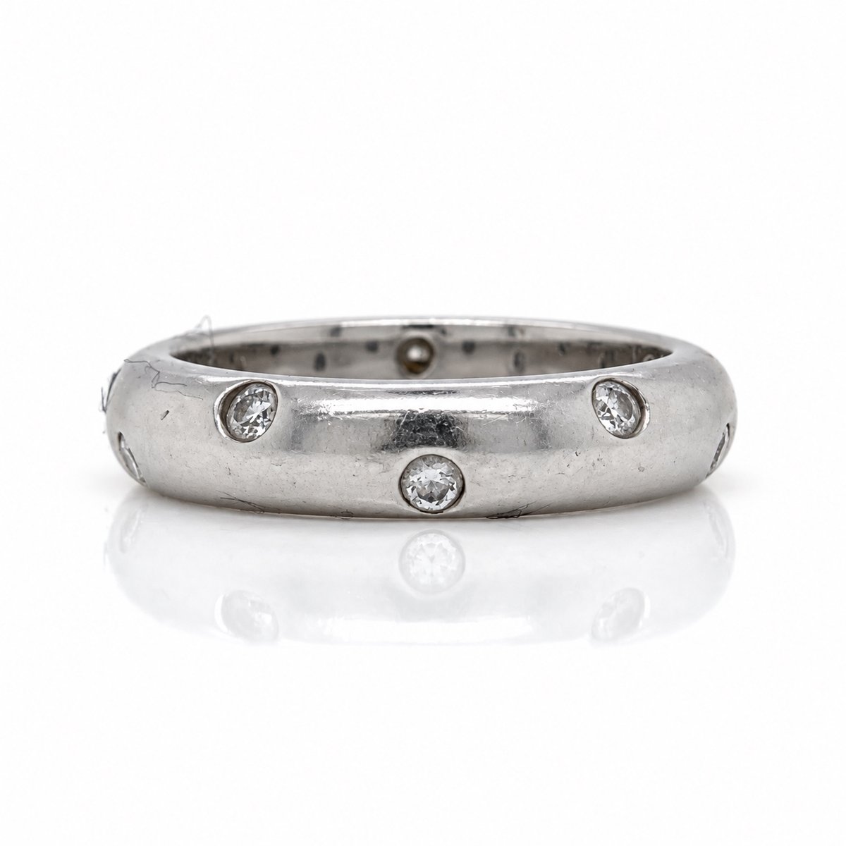 TIFFANY & CO. Platinum Diamond Band