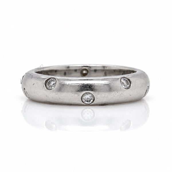 TIFFANY & CO. Platinum Diamond Band