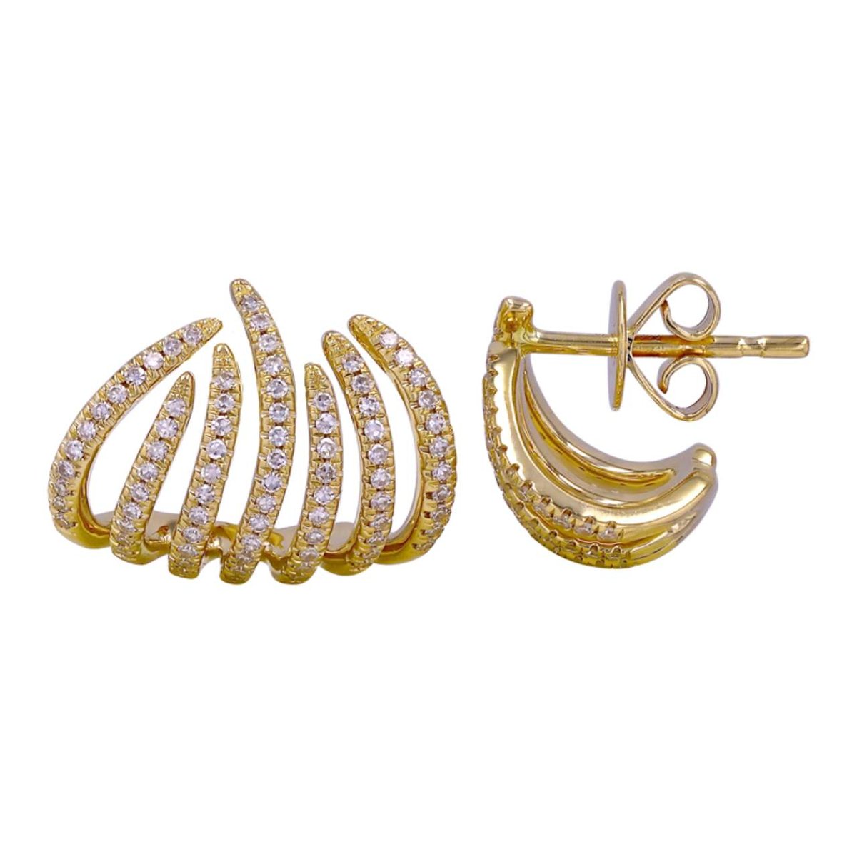 Flame Cage Studs