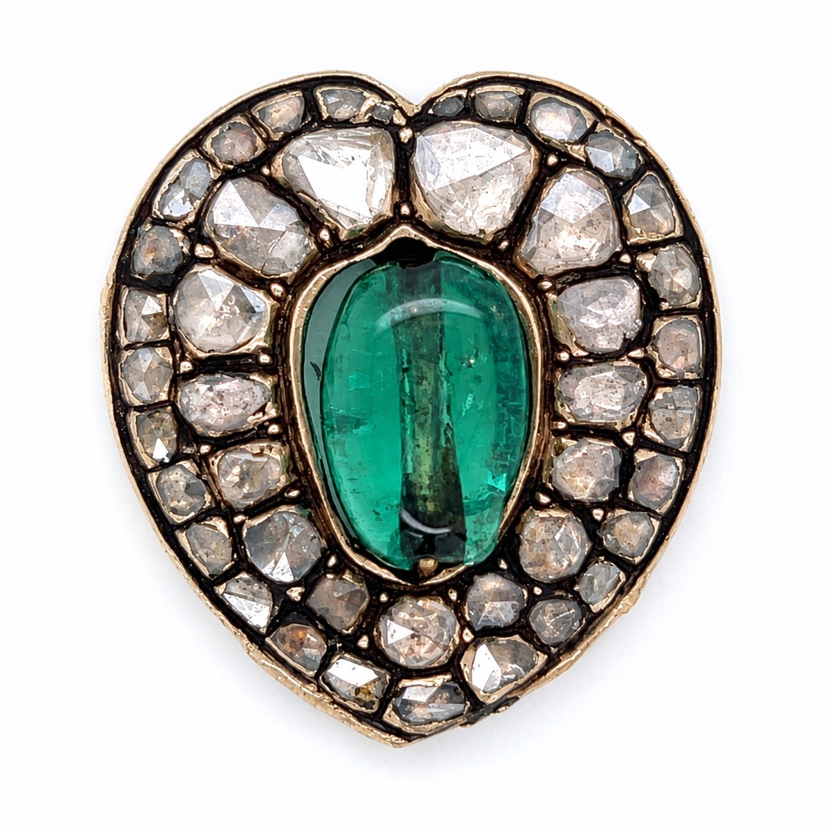 Antique Gold & Silver Brooch/Pendant