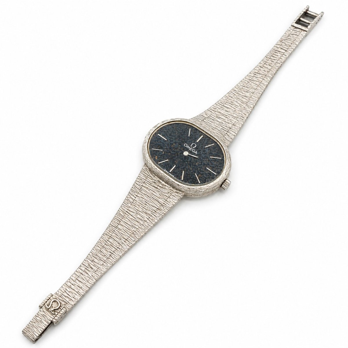 OMEGA 18K White Gold Watch