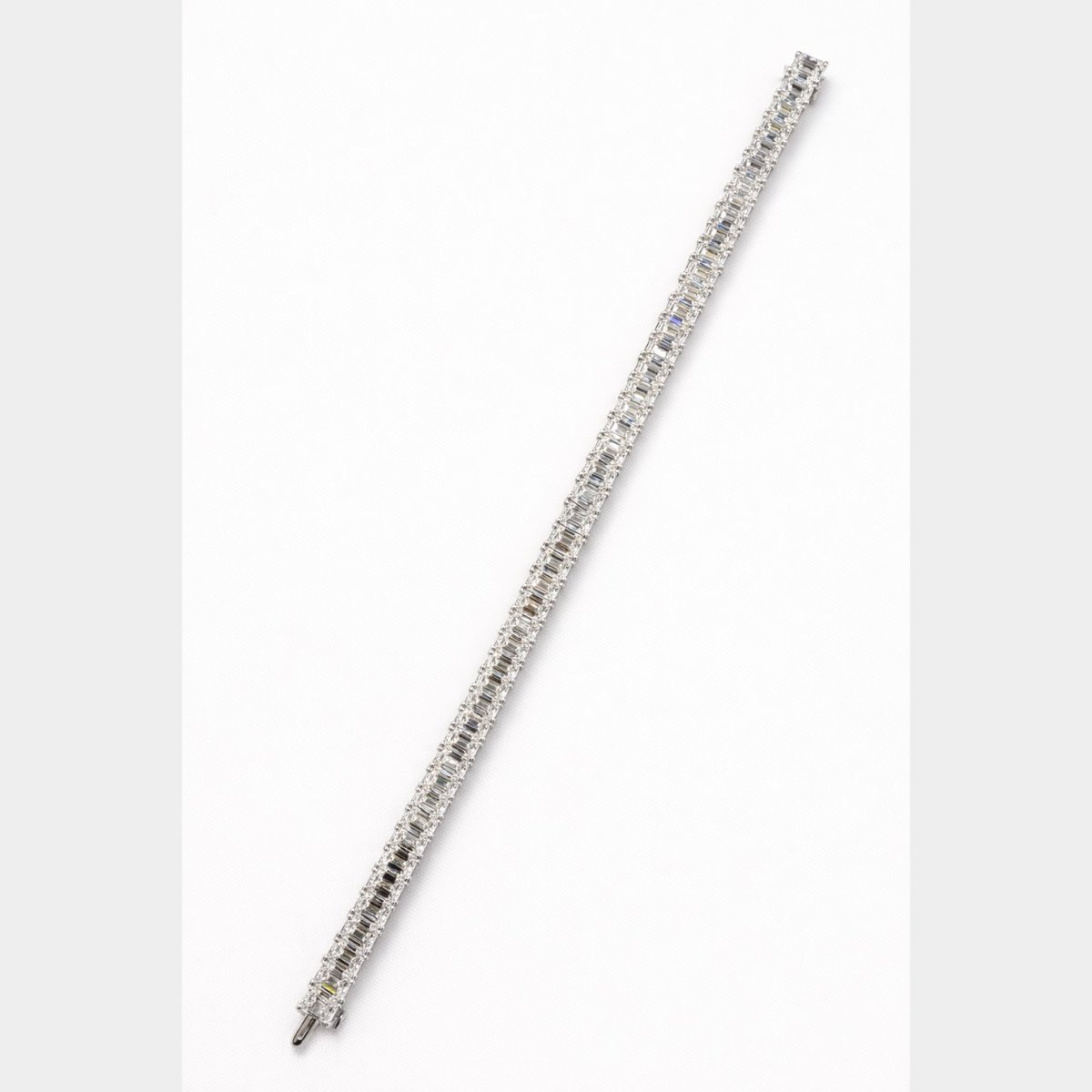 Platinum 19.86 Ct. Diamond Tennis Bracelet