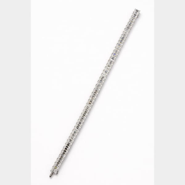 Platinum 19.86 Ct. Diamond Tennis Bracelet