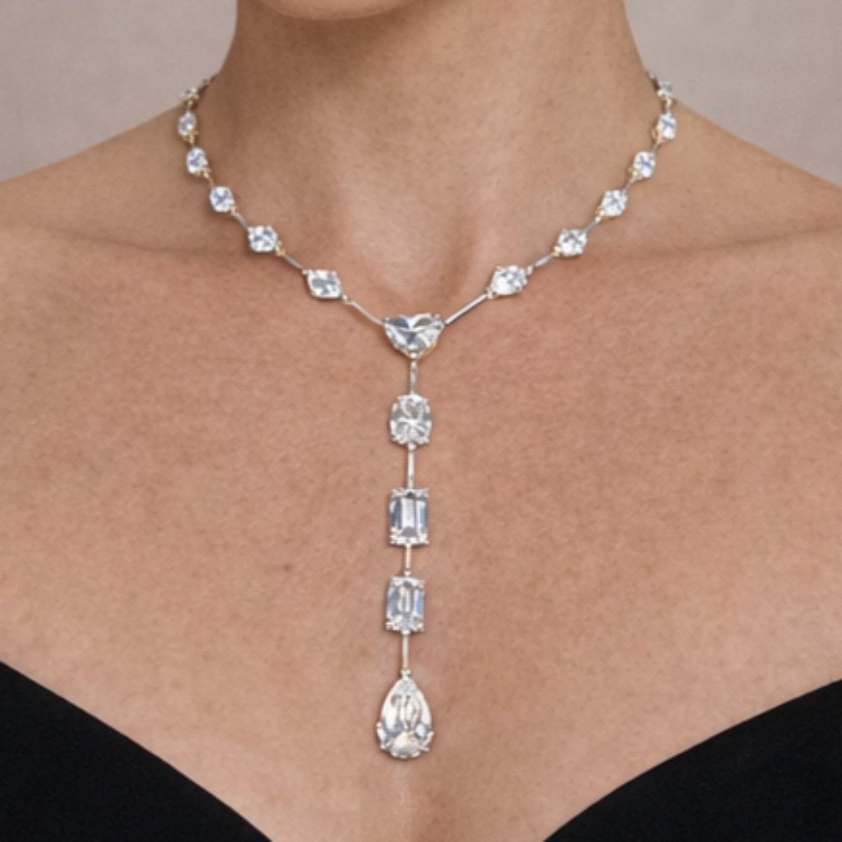 18K Yellow Gold 23.94 Ct. Diamond Necklace