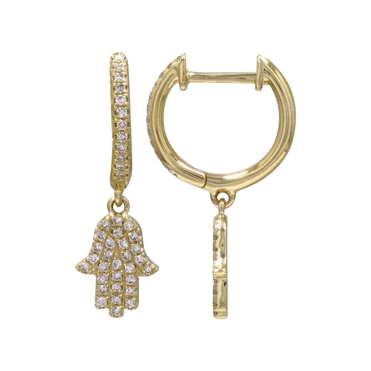 Mini Hamsa Hand Huggies