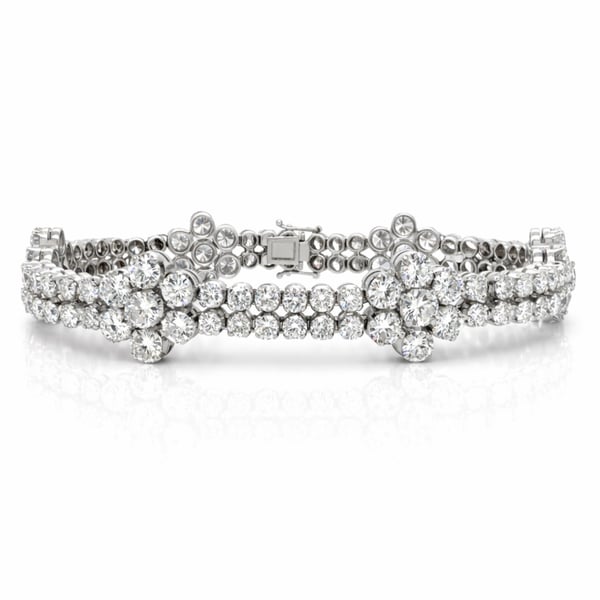 1950’s Platinum 16.50 Ct. Diamond Bracelet