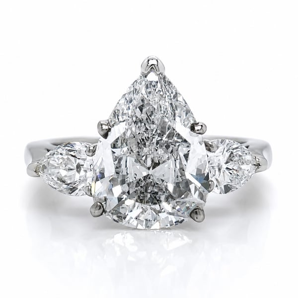 Platinum 4.02 Ct. GIA Certified Diamond Engagement Ring