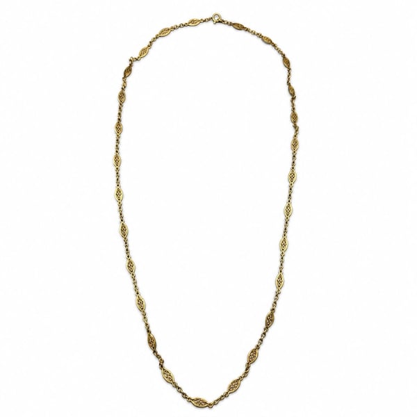 1960s 22K Yellow Gold Necklace