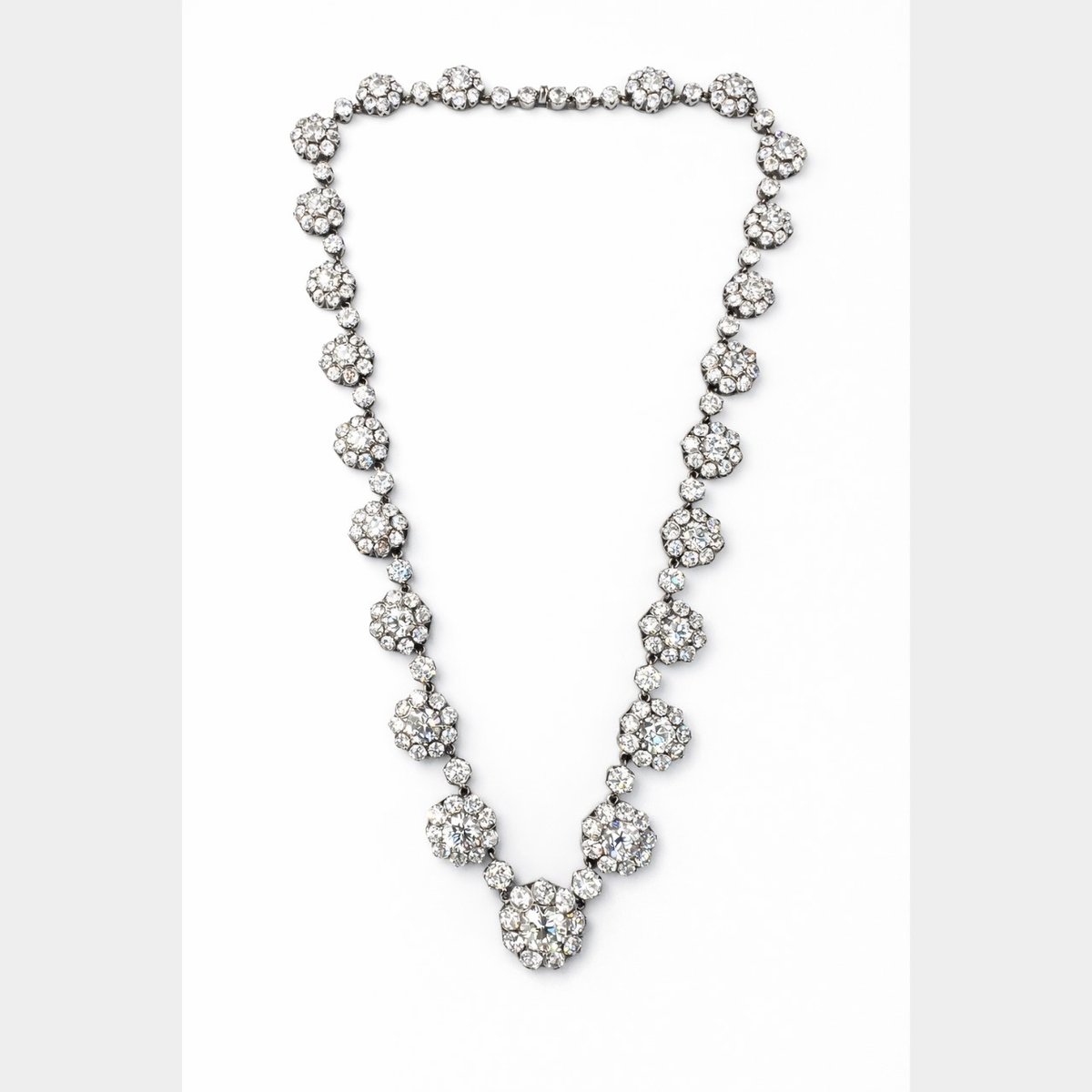 Platinum & 18K White Gold 58.75 Ct. Diamond Necklace