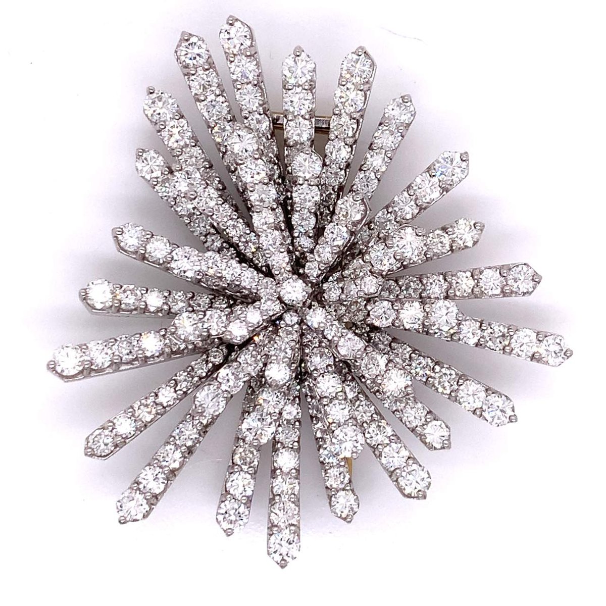 20.00 Ct. Diamond Brooch