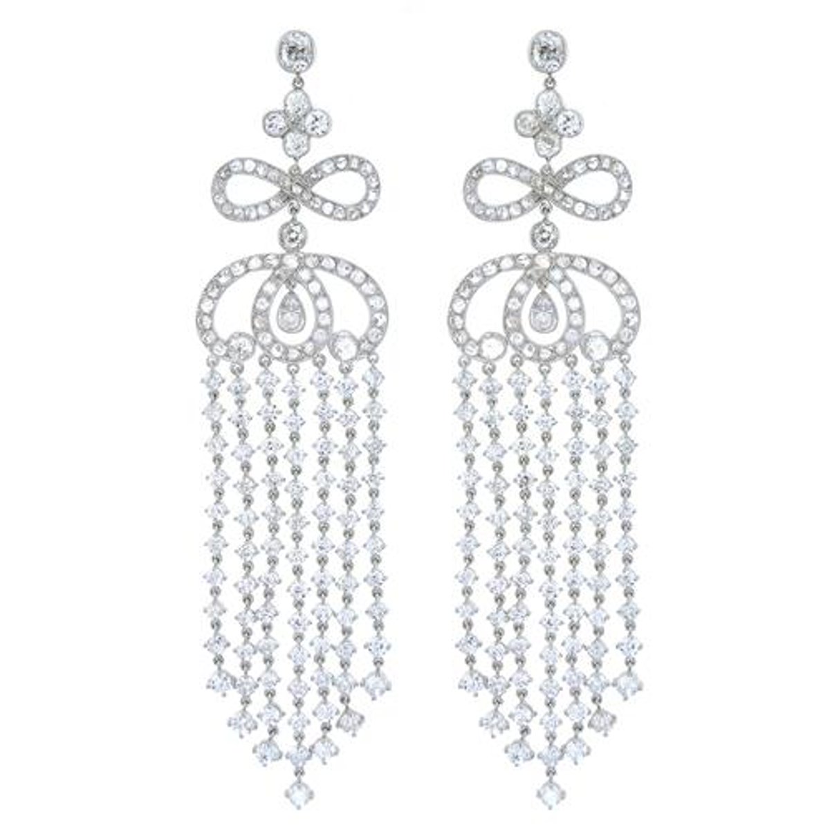 29.50 Ct Diamond Deco Earrings
