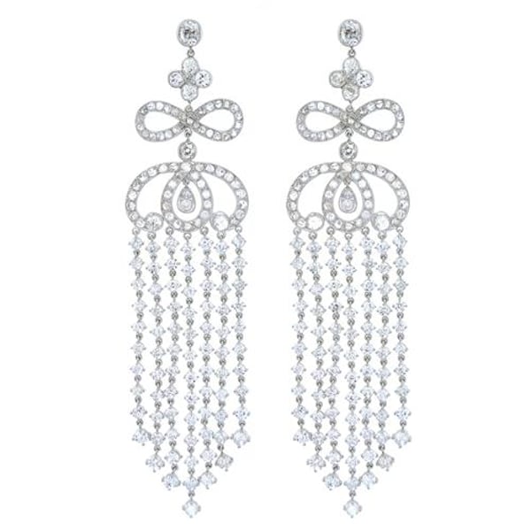29.50 Ct Diamond Deco Earrings