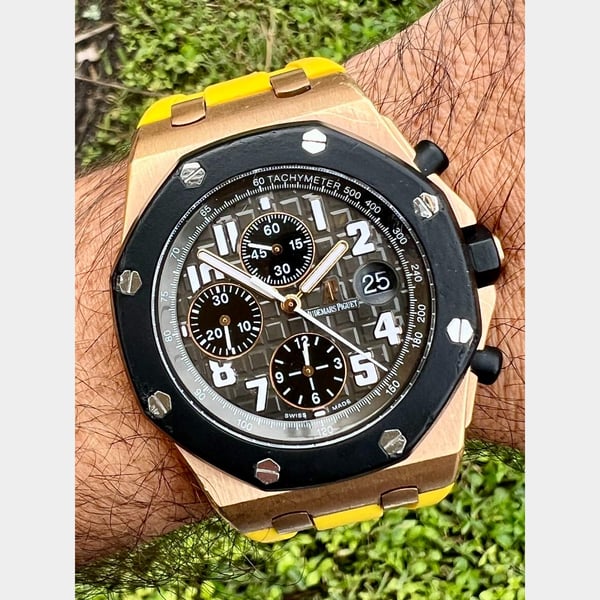 Audemars Piguet 18K Rose Gold Royal Oak Offshore Watch
