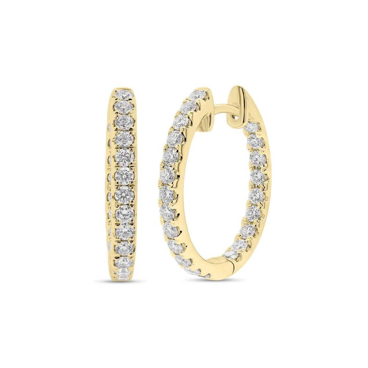 Golden Radiance Hoops