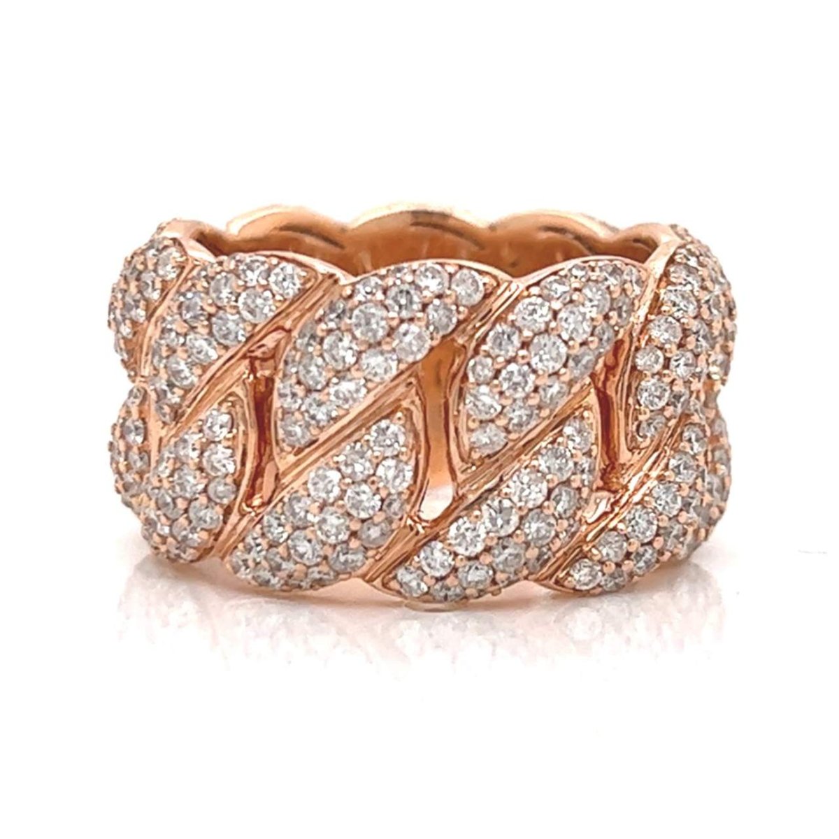 14K Rose Gold Diamond Ring