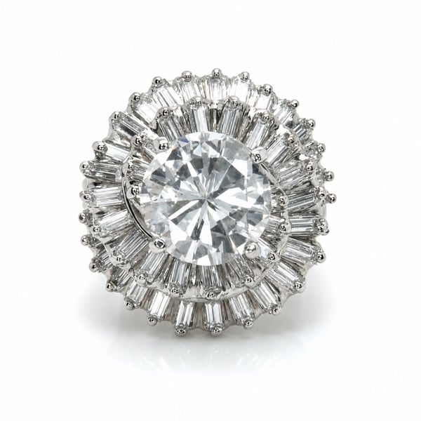 14K White Gold 2.01 Ct. Diamond Ring