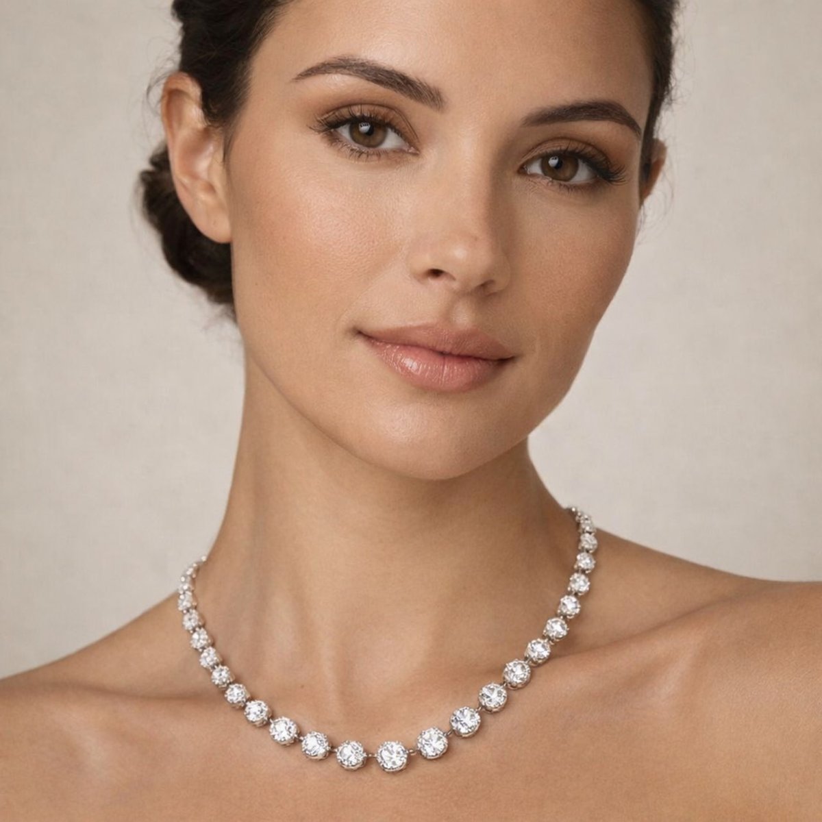 Platinum 51.08 Ct. Diamond Necklace