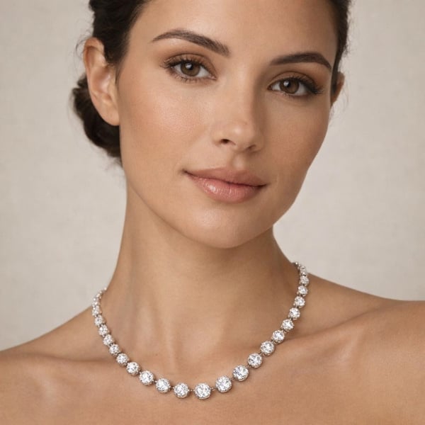 Platinum 51.08 Ct. Diamond Necklace